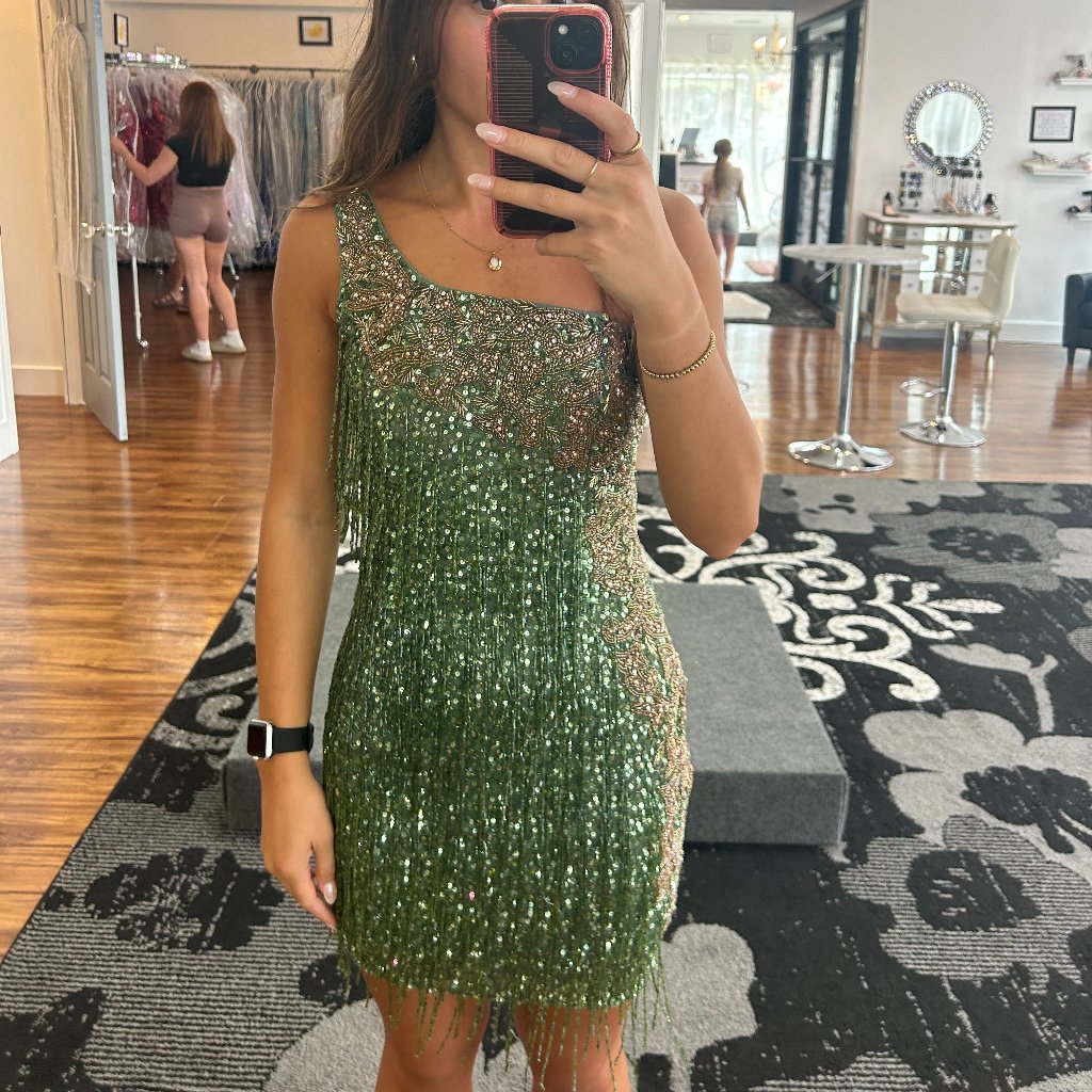 Nwt Homecoming Primavera Couture 4035 Dress Sage Green Women Size 0 Hoco